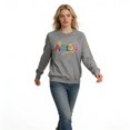 thumbnail image 5 of Autism Awareness Shirt Long Sleeves Pullover Sweatshirt for Women Grey L, 5 of 7
