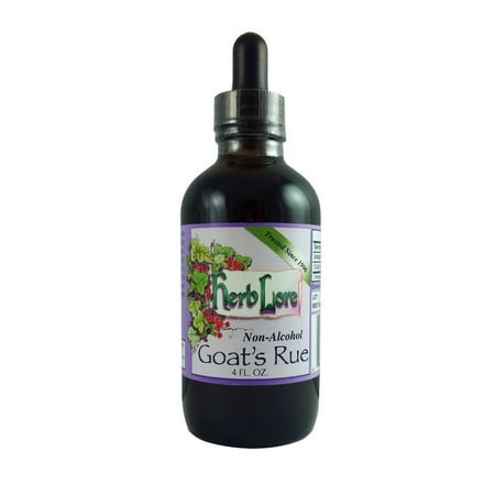 Herb Lore Goats Rue Liquid - Non-Alcohol 4 Ounce - Organic Lactation Supplement - Increase Breastmilk Supply Naturally For Breastfeeding