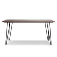 thumbnail image 5 of Simpli Home Hunter SOLID MANGO WOOD and Metal 66 inch x 40 inch Rectangle Industrial Dining Table in Umber Brown, 5 of 13
