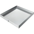 thumbnail image 5 of KFFKFF 32x32x2.5" Washer Pan, 18 GA Thick, 304 Stainless Steel, Durable Drip Tray with Drain Hole & Hose Adapter, 5 of 9