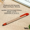 thumbnail image 4 of 10 Ballpoint Stylus Pens Pack - Recycled, Retractable - Red, 4 of 5