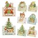 thumbnail image 3 of Tarjetas de Felicitación de Navidad para el hogar, accesorios de decoración de sobres de 20/10/5/1 piezas, regalos de bronceado plegables, 3 of 4