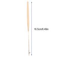 thumbnail image 2 of Crochet Kit for Beginners Plastic Handle DIY Craft Set Sewing Tool Pulling Hook Loop Needle Hair Extensions for Sweater Yarn small beige, 2 of 6