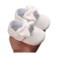 thumbnail image 3 of ZAXARRA Toddler Girls Round Shoes Princess Bowknot Soft Sole Prewalker, 3 of 6
