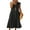 Black, variant on TheFound Summer Dresses for Women Loose Cotton Turn-Down Top Shirt Dress Ladies Knee Midi Sundress Maxi Dresses