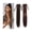 45cm, variant on Long Straight Synthetic Pony Tail Clip in Hair Extensions Wrap Around Fake Ponytail Hairpiece