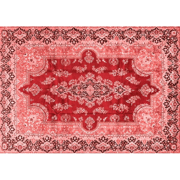 Ahgly Company Indoor Rectangle Persian Red Traditional Area Rugs, 2' x 4'