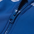 thumbnail image 5 of TOWED22 Baby Toddler Boys 3-Pieces Swimsuit Sets Short/Long Sleeve Shark Bathing Suit Rash Guards Swimwear with Hat UPF 50+(Blue,3-4 Y), 5 of 9