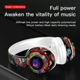 thumbnail image 5 of ZFYXGS Bluetooth Headphones Over Ear, Headphones Wireless with Noise Cancelling Hight Sound Quality Waterproof Foldable LED Light, Wireless Bluetooth Headphones for Home Office Cellphone PC, 5 of 5