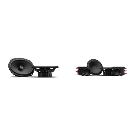 Rockford Fosgate P3V2-65 6.5" & 2.5" 3-Way Component Kit + P1V2-69 6x9" 3-Way Coaxial Speakers - 75W RMS / 150W Peak Tweeter & Internal/External Crossovers