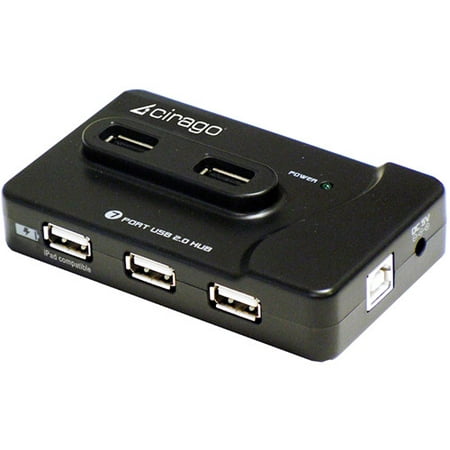 Cirago 7-Port USB Hub with iPad/iPhone Charging Port