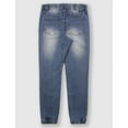 thumbnail image 3 of Allsense Men's Slim Fit Washed Denim Joggers, Up to 5XL, 3 of 3