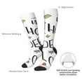 thumbnail image 4 of Susaid Not All Those Who Wander Are Lost 3 Print Thermal Winter Socks for Men and Women, Warm Crew Hiking Socks, for Boots and Outdoor Activities, 4 of 6