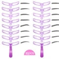 thumbnail image 2 of Tkrady 16Pcs Beauty Tools Eyebrow Stencil 8 Styles Makeup Tool Kit Eyebrow Stencil DIY, 2 of 5