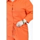 thumbnail image 4 of Set de lino camisa y short Roman Fashion /Tallas Extras, 9103 (Naranja) naranja 36, 4 of 6