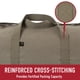 thumbnail image 4 of Bolsa de lona Rothco para gimnasio, 19 L, color oliva, 4 of 8