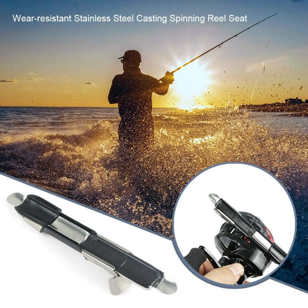 Reel Seat Deck Road Raft Fishing Reel Seat Rod Pole Wheel Accessory Mount  Building Component Spool Casting Spinning Ice Fly Surf Stool