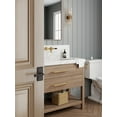 thumbnail image 6 of Baldwin HDDUNHFR190 Dunsmoor Non-Turning One-Sided Dummy Door Lever - Black, 6 of 7