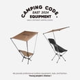 thumbnail image 3 of Silla Al Aire Libre Toldo Sillón Ajustable para Acampar Y Pescar, 3 of 9