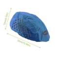 thumbnail image 3 of Bike Helmet Cover High Visibility Waterproof Cycling Helmet Rain Cover with Reflective Strip Dustproof Breathable Mountain Road Bicycle Helmet Snow Cover Ride Gear, 3 of 5