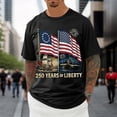 thumbnail image 4 of Wxolcjlv Usa 250Th Anniversary T-Shirt For Men's Casual Short Sleeve Comfortable Breathable Daily Couples Matching T Shirt,Size S-3XL, 4 of 5