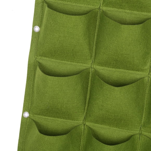 SoarUp 18/15/12/7 Pockets Vertical Planting Bag Garden Balcony Wall Flower Plants Hanging Planter Growing Pots