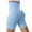 Light Blue, variant on Biker Shorts for Women Workout Stretchy Elastic High Waist Yoga Gym Short Pants Slim Fitted Fitness Shorts (S, Light Blue)