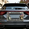 thumbnail image 2 of 250th Anniversary License Plate Frame, 250th Anniversary Commemorative License Plate Frame, License Plate Holder Aluminum Fits Standard, for Cars and Trucks (2PC), 2 of 6