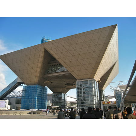 Canvas Print Building Structure Tokyo Big Sight Japan Stretched Canvas 10 x (Best Sights In Japan)
