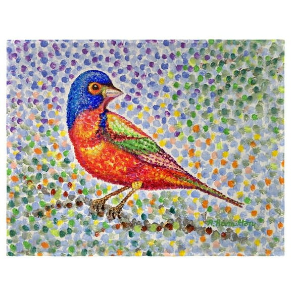 Betsy Drake PM1390 14 x 18 in. Painted Bunting Place Mat - Set of 4