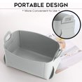 thumbnail image 3 of Laklulu Cestas de regalo para organizador de bandejas de valet – Caja organizadora de cuero para hombres y mujeres – Accesorios de joyería bandeja de tocador para mesa de escritorio, 3 of 5