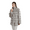Grey, variant on Women Elegant Faux Fur Winter Coats Snap Fastener Long Sleeves Jackets Overcoat with Pockets Beige XXL