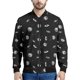 thumbnail image 3 of Chaqueta con cremallera con estampado 3D de dibujos animados de OVNI y extraterrestre para hombres y niños, sudadera con mangas largas, chaqueta bomber de calle genial, 3 of 5