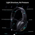 thumbnail image 2 of Ajazz AX365 Casque de Jeu Surround 7.1 Canaux Réduction de Bruit Micro Rétractable Écouteurs Oreille Douce, 2 of 6