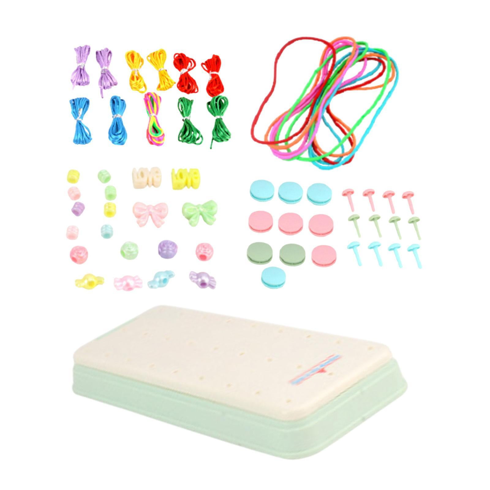 balikha DIY Bracelet Making Bracelet Making Colorful DIY Friendship Bracelet Maker Crafting Toy for Kids for Adults Teen Party Supply green