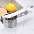 thumbnail image 3 of SHAR Multi-Purpose Juicer Quality Stainless Steel Juicer Manual Food Grinder Hand Press Juicer Potato Squeezer Vegetable Maximum Extraction Easy to Clean, 3 of 5
