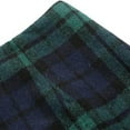 thumbnail image 5 of vigerkar Midi Plaid Skirts for Women Fall Winter Knee Length Pencil Wool Skirt with Slit Green, M, 5 of 6