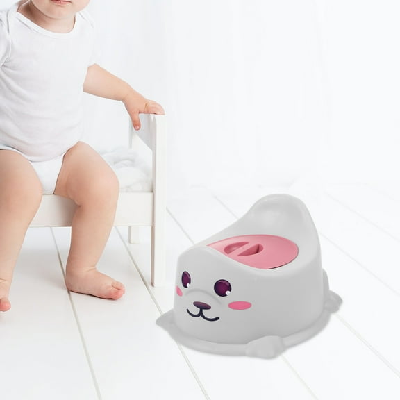 ifundom Portable Potty Training Toilet 1-Pack Grey PP Lightweight Travel and Outdoor Use Toddler Toilet Seat