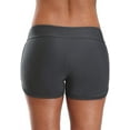 thumbnail image 7 of Women Sporty Swim Shorts Solid Board Shorts Boyleg Swim Bottoms, 7 of 7