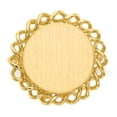 thumbnail image 4 of 14K Yellow Gold Ring Band Signet 14.5x15.0mm Open Back, Size 6, 4 of 5