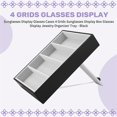 thumbnail image 4 of Sunglasses Display Glasses Cases 4 Grids Sunglasses Display - Black, 4 of 5