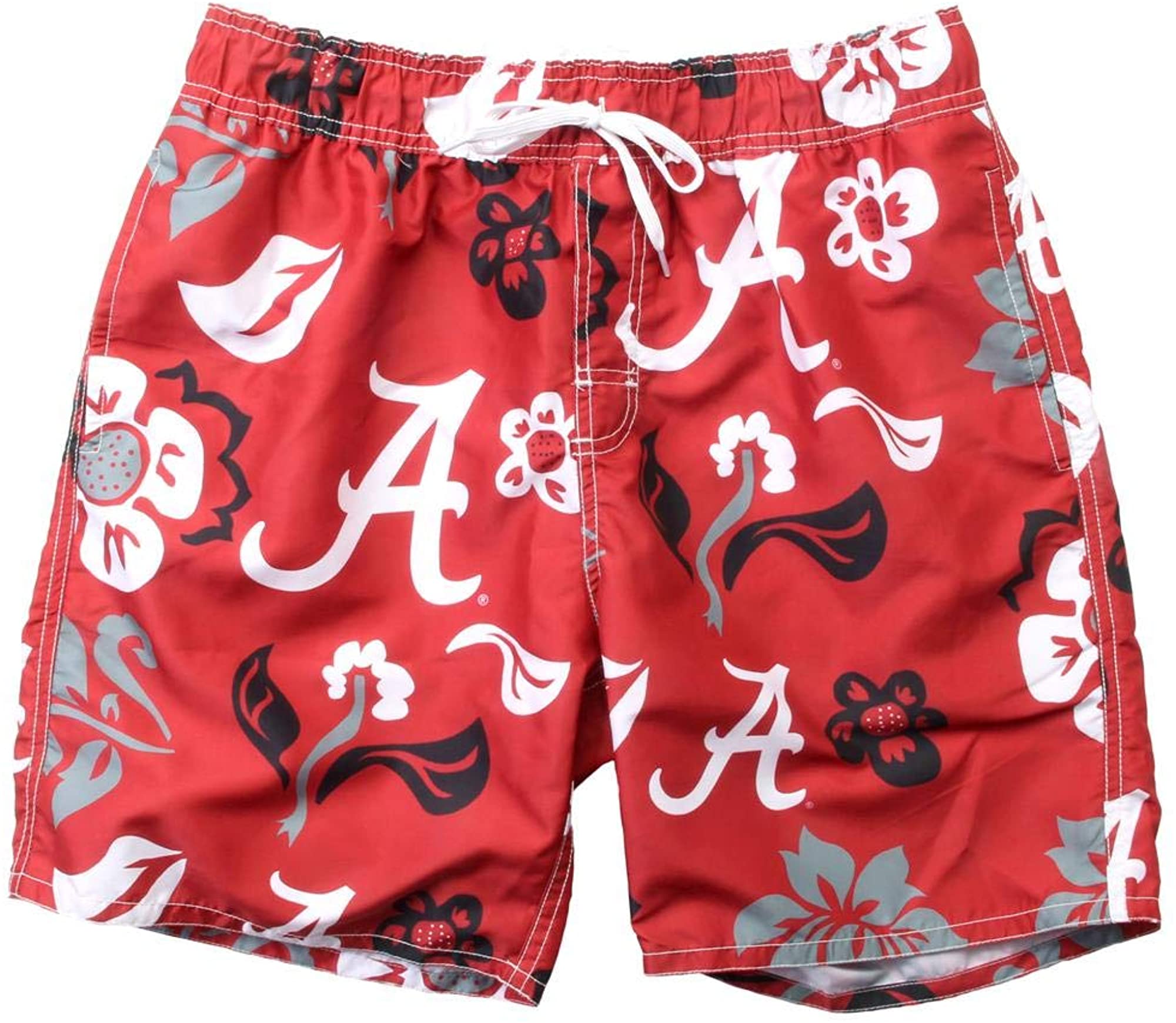 Wes and Willy NCAA Mens Floral Swim 