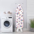 thumbnail image 3 of HELLHERO Colorful Butterflies Ironing Board Cover 3 Fasteners Iron Board Cover Replacement Adjustable Fastener Elastic Edge, 3 of 5