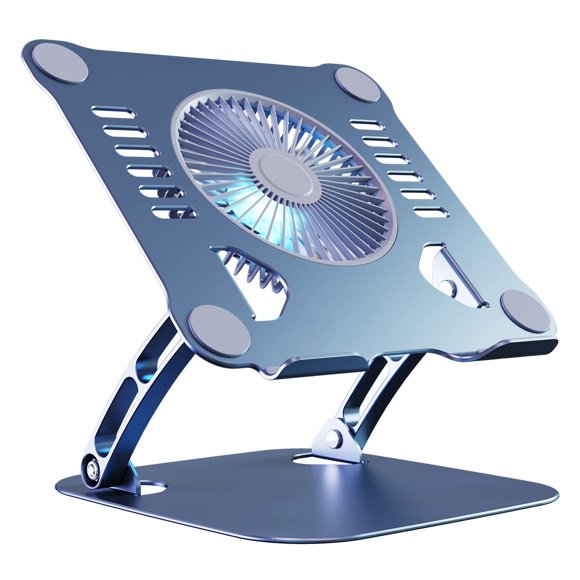Soporte de refrigeración para portátil SHUWEI con ventilador de 3 velocidades ajustable en altura