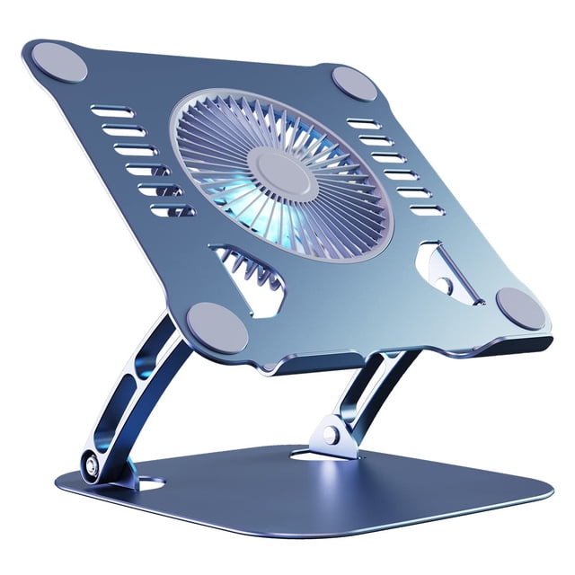 Soporte de refrigeración para portátil SHUWEI con ventilador de 3 velocidades ajustable en altura