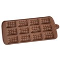 thumbnail image 1 of RV Moldes de chocolate, mini moldes de silicona para chocolate, molde de fondant antiadherente de 12 cavidades, fácil de desmoldar, para chocolates caseros, bombones, dulces, gofres, decoración de pasteles Rojo Verde, 1 of 5