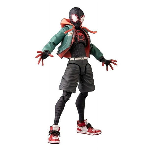 Sv Action Miles Morales Action Figure Collection Sentinel Marvel Spiderman Spider Man Into the Spider Verse Figures Model Toys Walmart