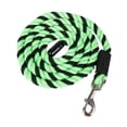 thumbnail image 1 of Línea de lámpara de caballo de cabeceo de de caballos unirse al cabestro o al arnés para perros, ovejas, reinicio de mascotas con accesorio de Verde y negro, 1 of 8