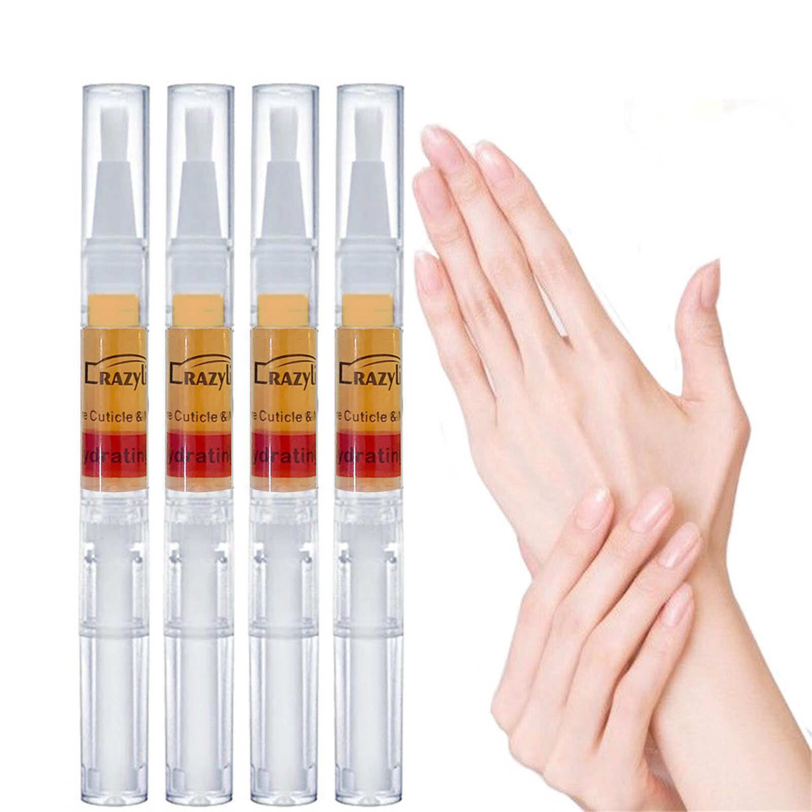 Nail Repair Pens for Toenail and Fingernail Maximum Strength Nail Hydrates Renews Yellow Cracked