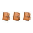 thumbnail image 3 of Qarigey Cartera de cuero para mujer, monedero plegable para cambio de dinero, tarjetero para compras, crédito, débito, bolsa de transporte, Type1 NO1, 3 of 6